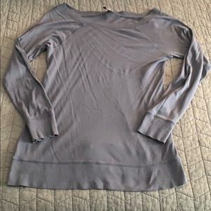 OLD NAVY— Steel Gray Boat Neck Long Sleeve - XL